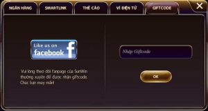 Vô vàn giftcode hấp dẫn tại cổng game Sunwin